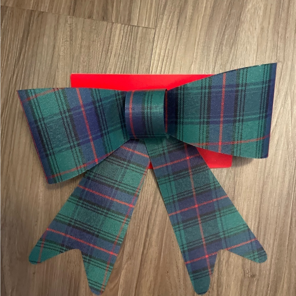 Holiday Time Green and Red Holiday Decor Large Decorative Bow